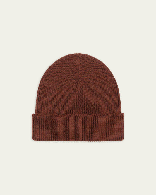 NITTO KNITWEAR BONNET ARA - BRIQUE