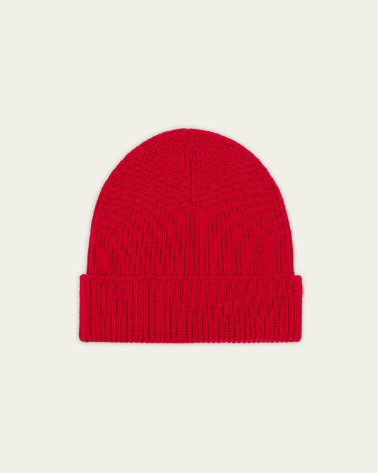 NITTO KNITWEAR BONNET ARA - ROUGE COUSTEAU