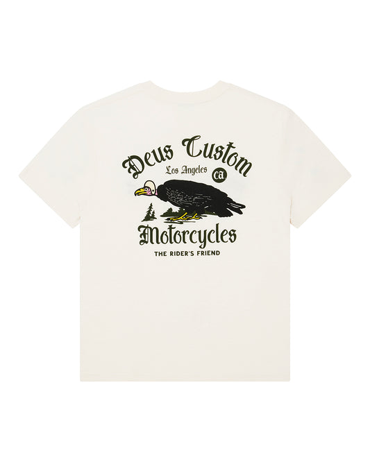 DEUS EX MACHINA BEEP BEEP TEE - VINTAGE WHITE