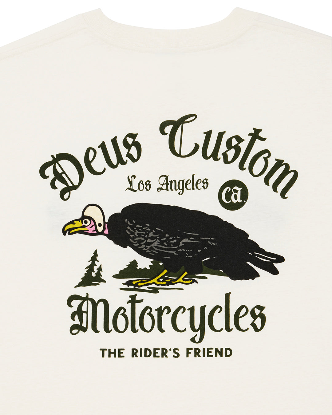 DEUS EX MACHINA BEEP BEEP TEE - VINTAGE WHITE