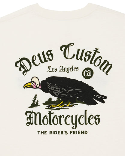 DEUS EX MACHINA BEEP BEEP TEE - VINTAGE WHITE