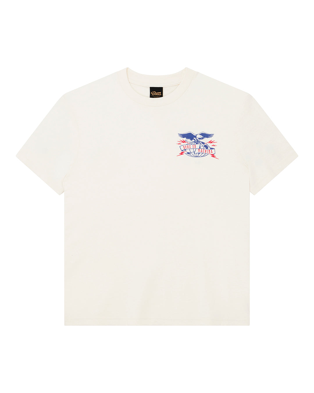 DEUS EX MACHINA CLAW-SOME WHIZZ TEE - VINTAGE WHITE