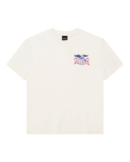DEUS EX MACHINA CLAW-SOME WHIZZ TEE - VINTAGE WHITE