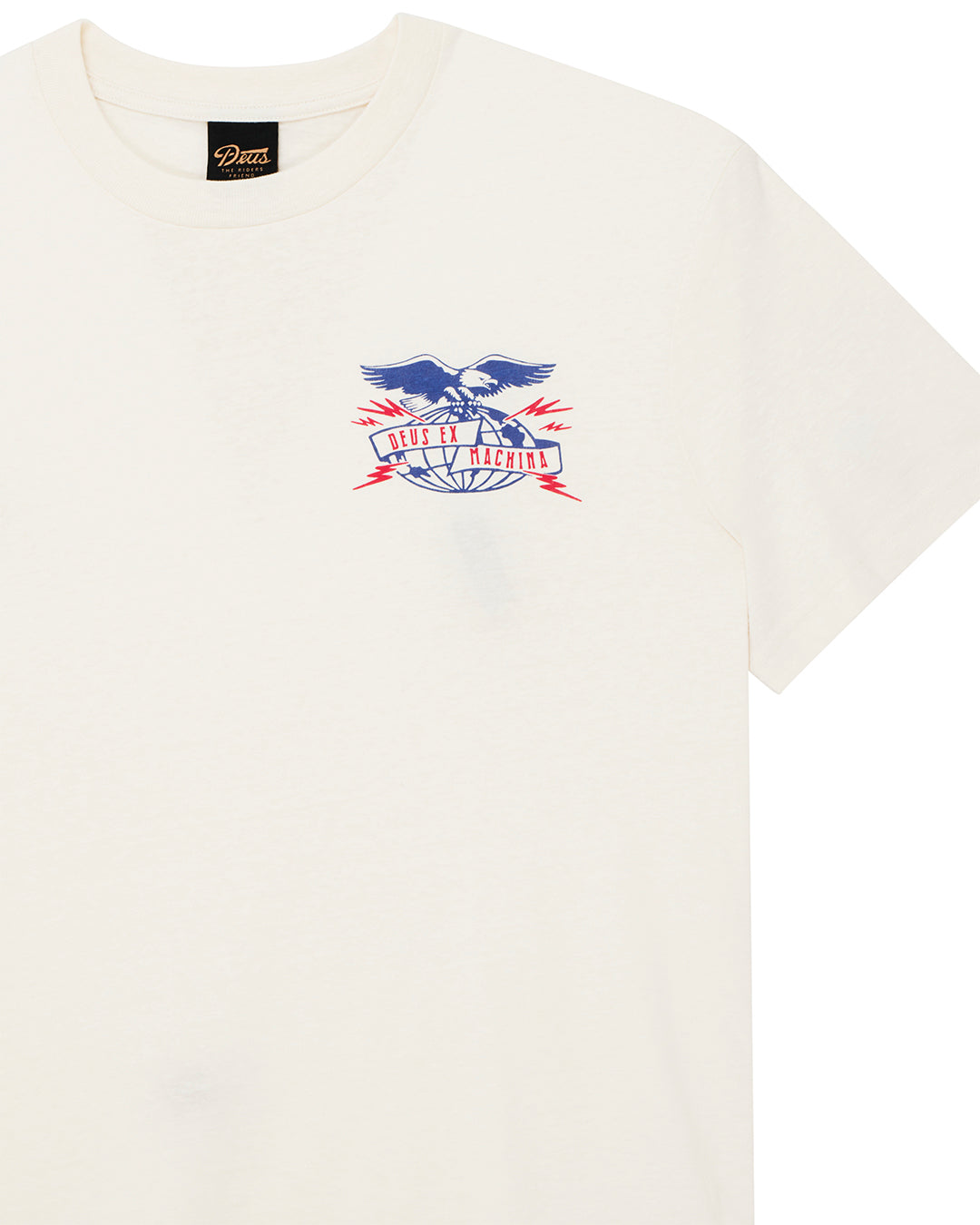 DEUS EX MACHINA CLAW-SOME WHIZZ TEE - VINTAGE WHITE