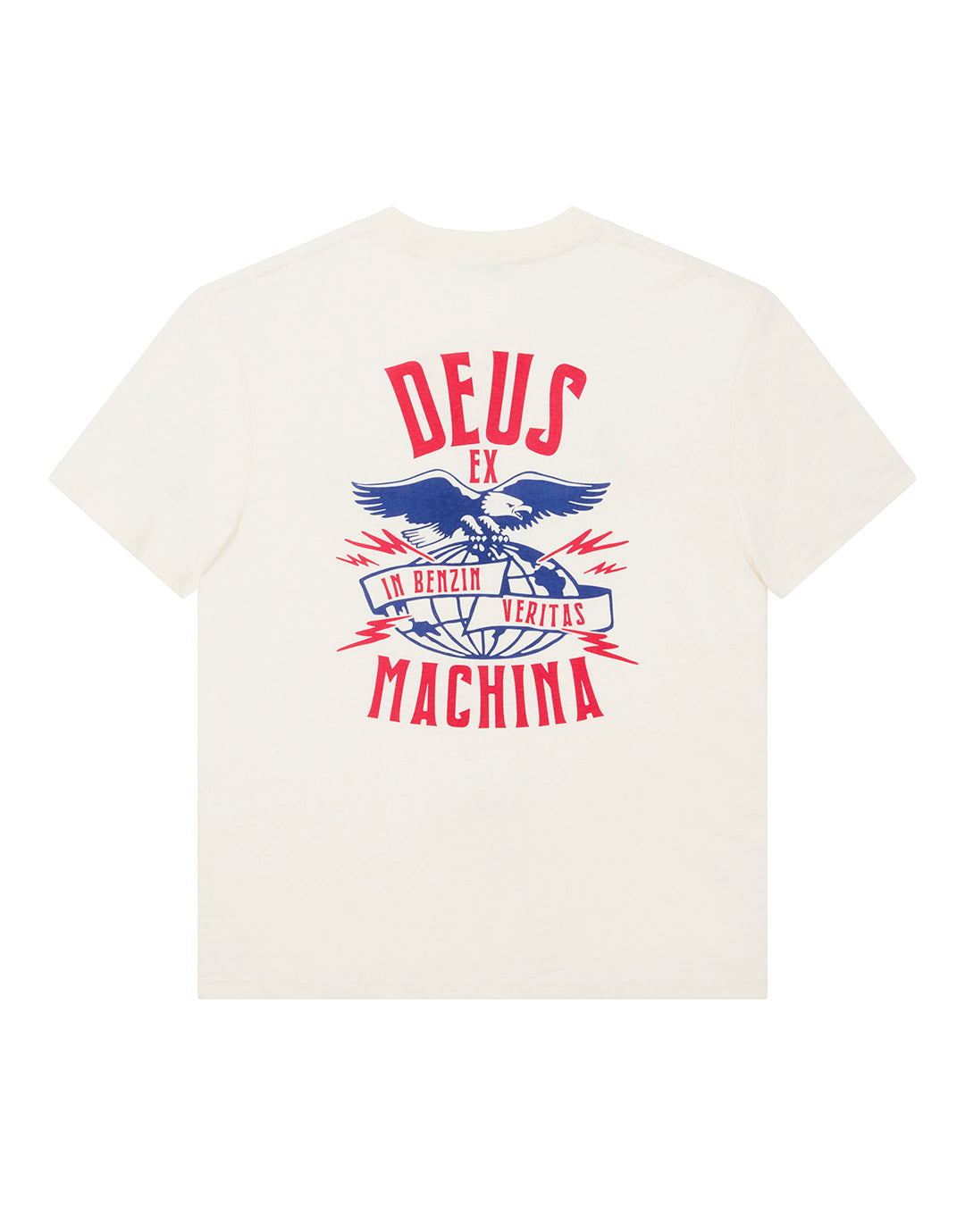 DEUS EX MACHINA CLAW-SOME WHIZZ TEE - VINTAGE WHITE