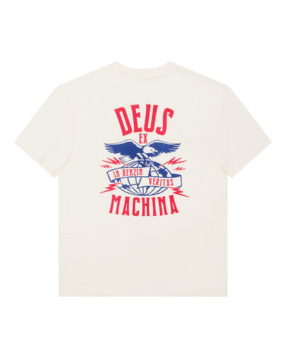DEUS EX MACHINA CLAW-SOME WHIZZ TEE - VINTAGE WHITE