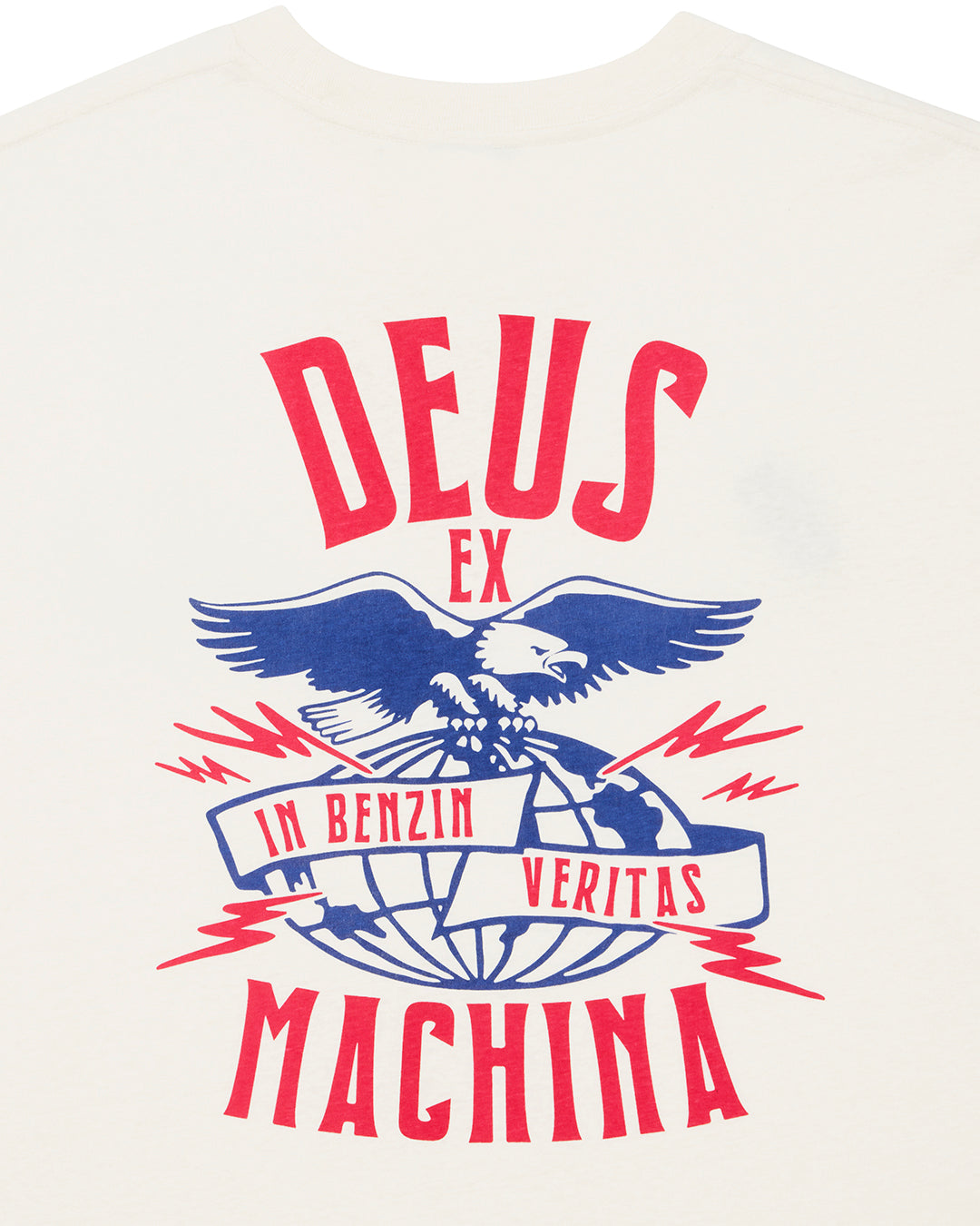 DEUS EX MACHINA CLAW-SOME WHIZZ TEE - VINTAGE WHITE