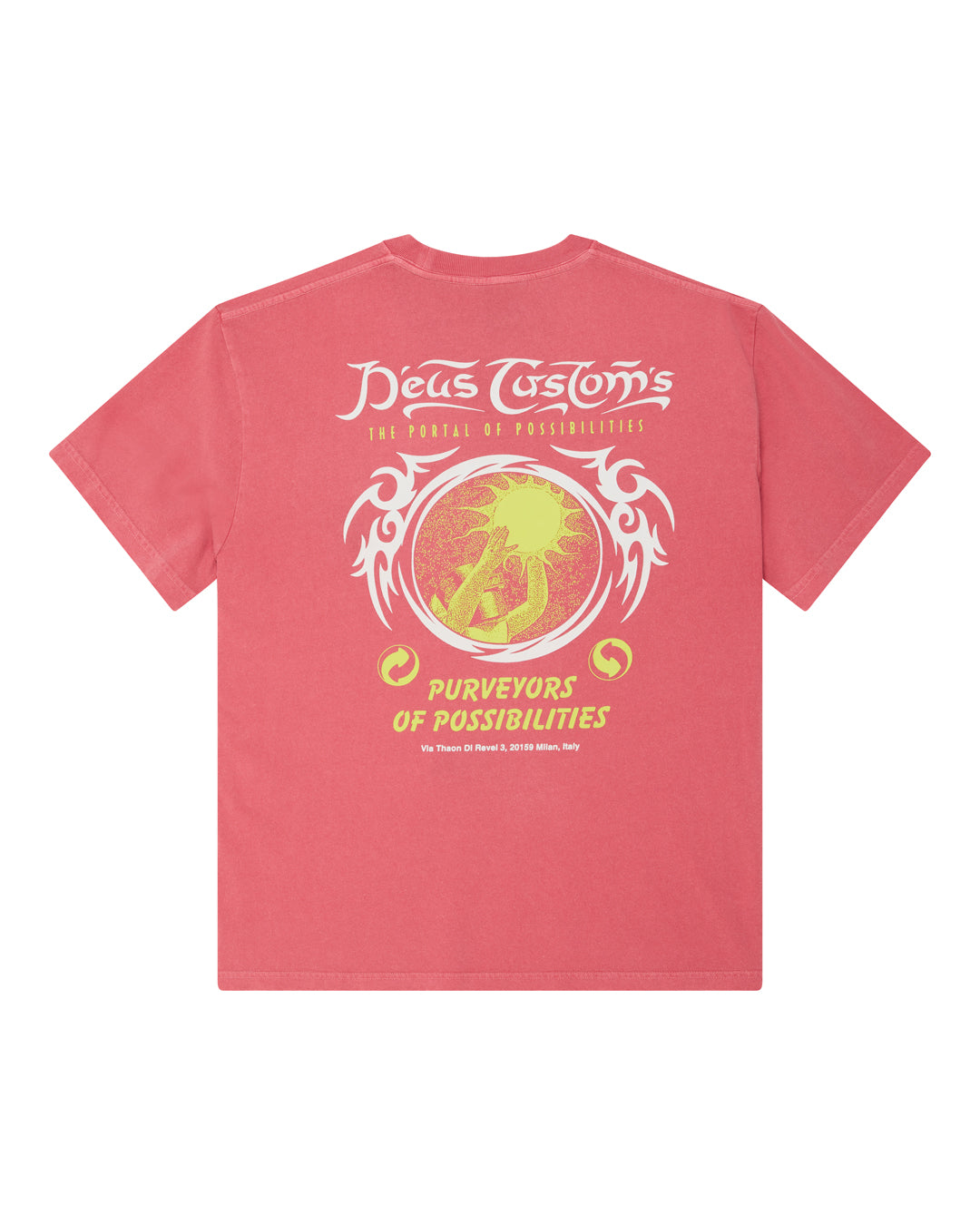 DEUS EX MACHINA OUT OF REACH TEE - PINK