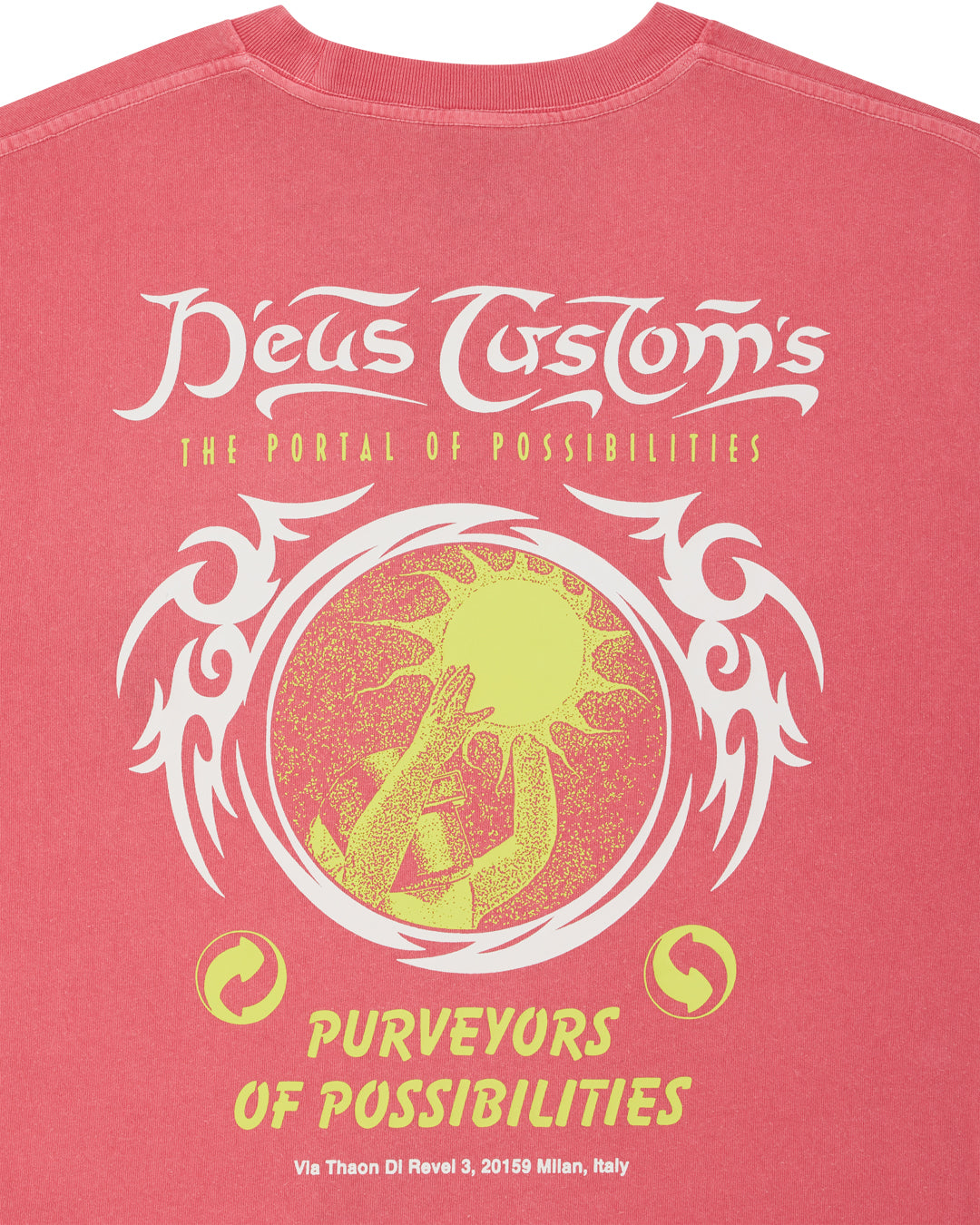 DEUS EX MACHINA OUT OF REACH TEE - PINK