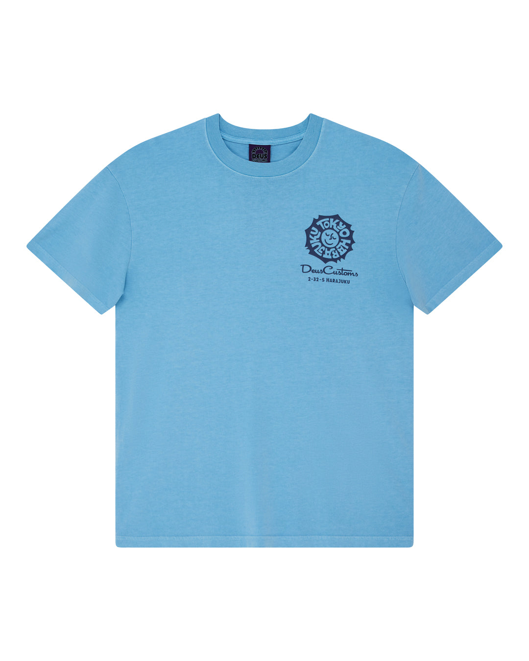 DEUS EX MACHINA TOKYO ADRRESS TEE - BONNIE BLUE