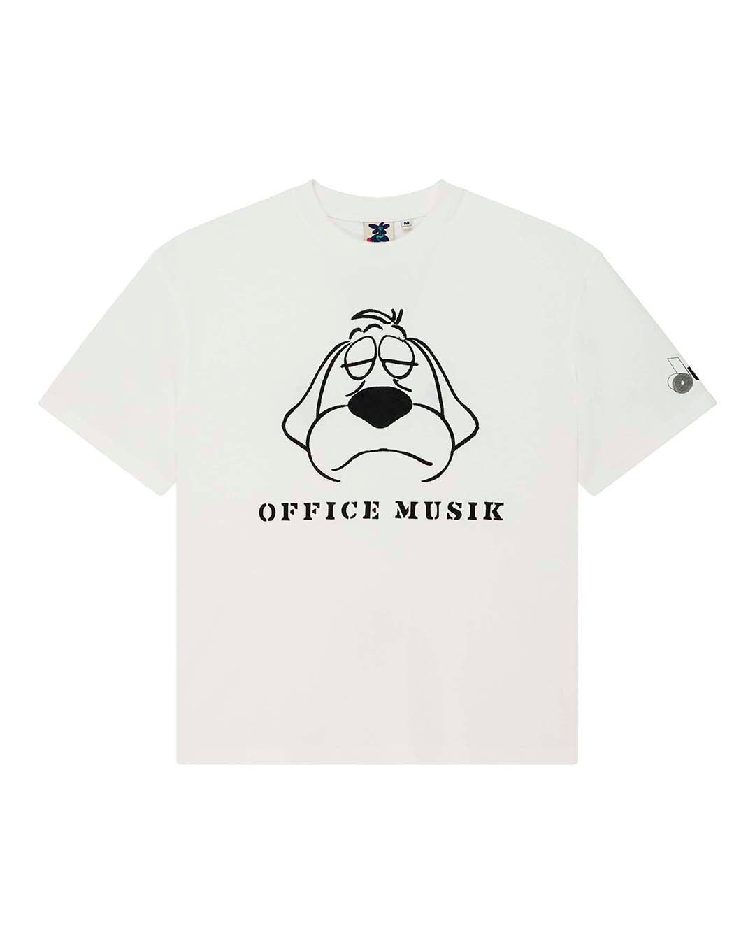 DEUS EX MACHINA OFFICE MUSIQUE TEE - WHITE