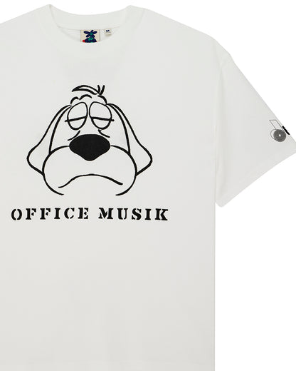 DEUS EX MACHINA OFFICE MUSIQUE TEE - WHITE