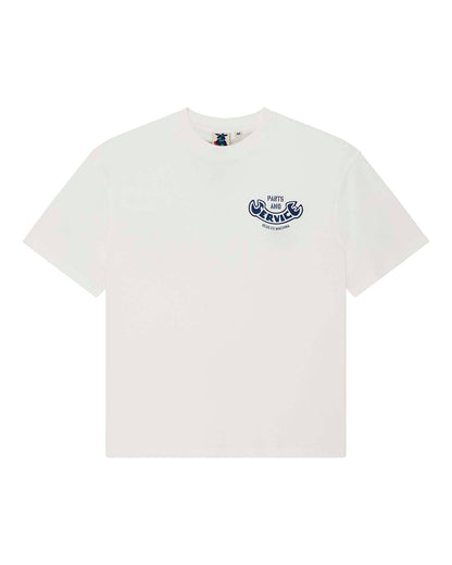 DEUS EX MACHINA RUFF AND SMOOTH TEE - VINTAGE WHITE