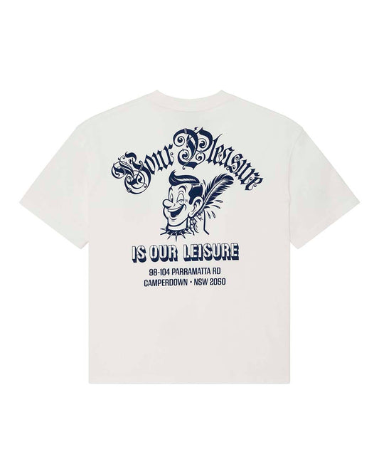 DEUS EX MACHINA RUFF AND SMOOTH TEE - VINTAGE WHITE