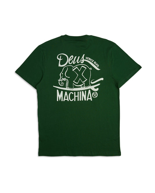 DEUS EX MACHINA HEFFERLUMP TEE - HILLSIDE GREEN