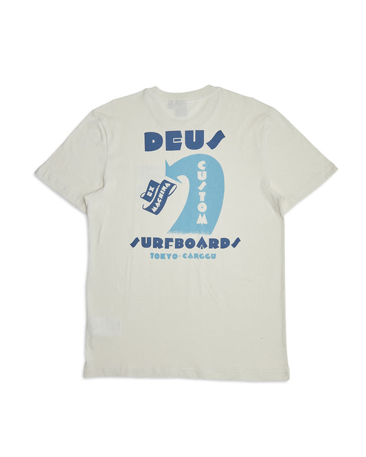 DEUS EX MACHINA FOUR FEET TEE - VINTAGE WHITE