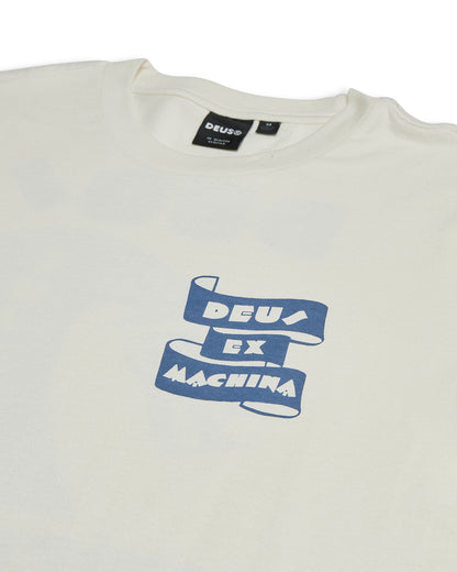 DEUS EX MACHINA FOUR FEET TEE - VINTAGE WHITE