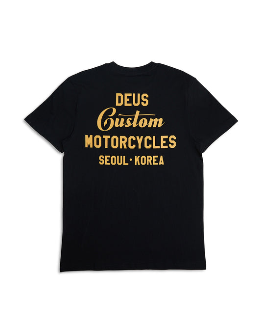 DEUS EX MACHINA TIME TAKER TEE - BLACK