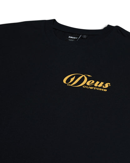 DEUS EX MACHINA TIME TAKER TEE - BLACK