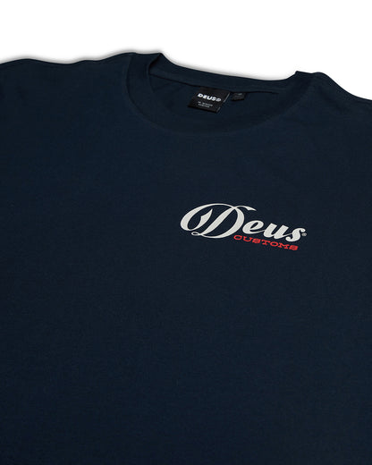 DEUS EX MACHINA TIME TAKER TEE - NAVY