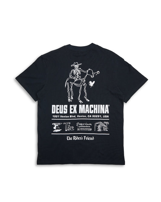 DEUS EX MACHINA LA ADDRESS TEE - BLACK