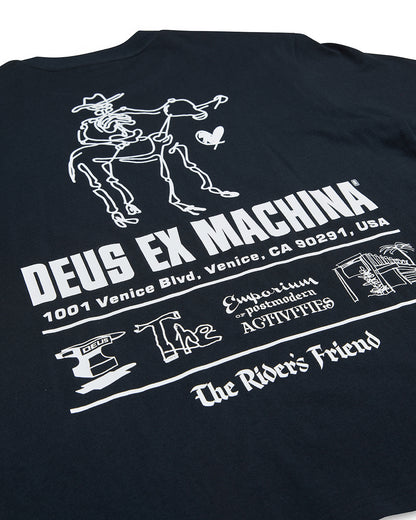 DEUS EX MACHINA LA ADDRESS TEE - BLACK