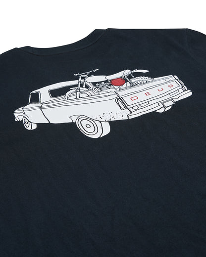 DEUS EX MACHINA CARBY PICKUP TEE - BLACK