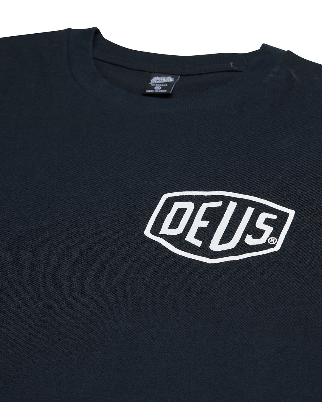 DEUS EX MACHINA FRONTAGE TEE - BLACK