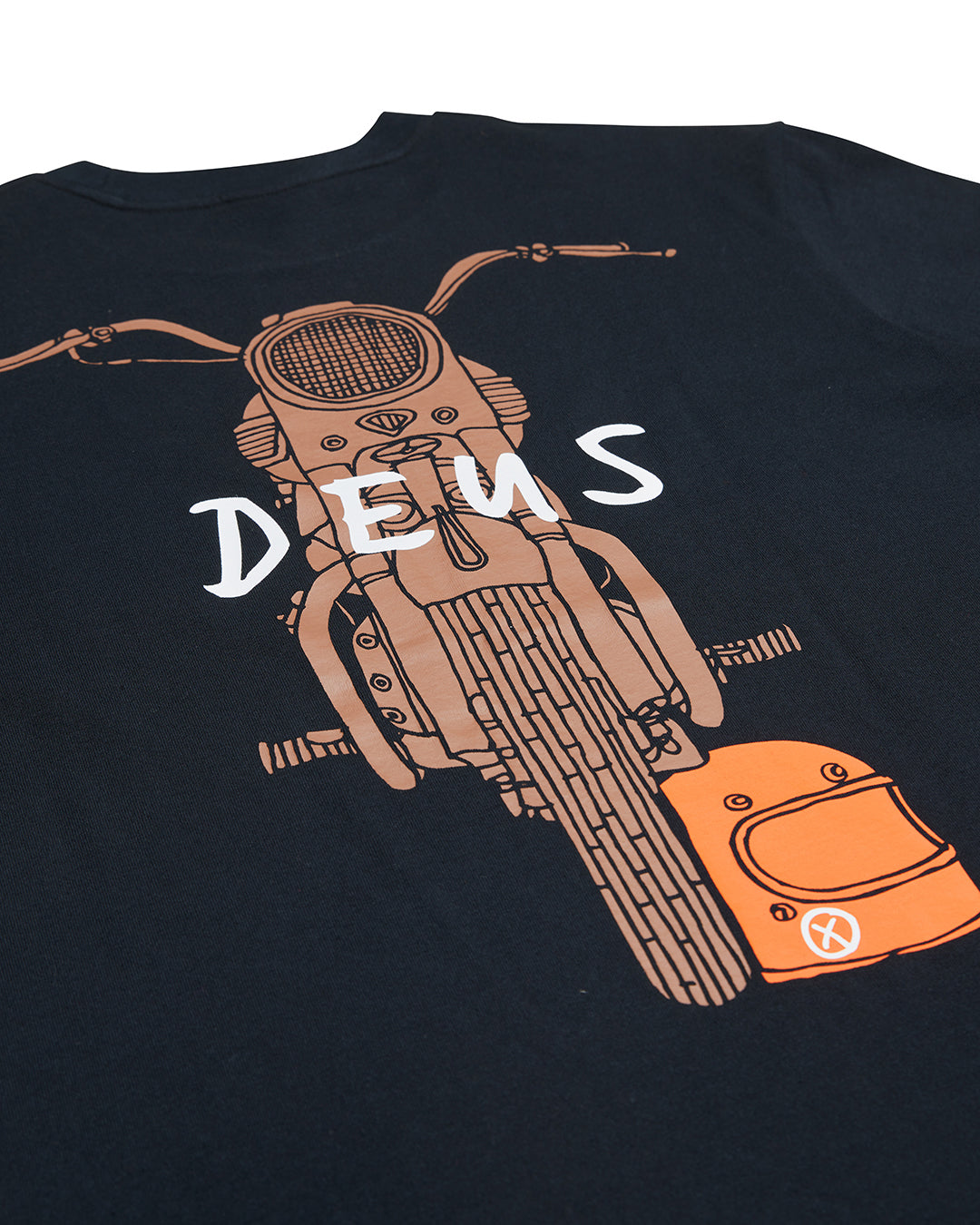 DEUS EX MACHINA FRONTAGE TEE - BLACK