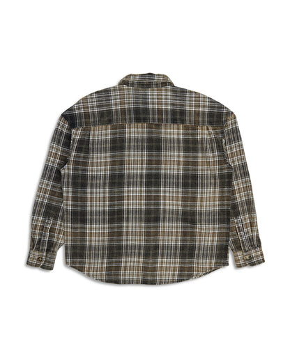 DEUS EX MACHINA VACAY CHECK SHIRT - GREY