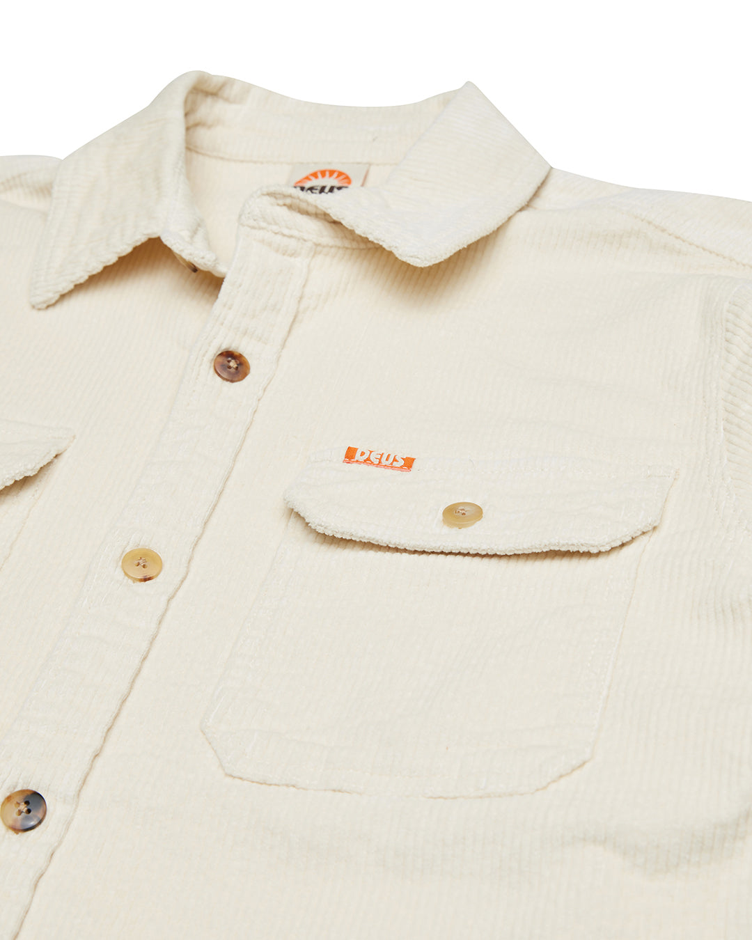 DEUS EX MACHINA VACAY CORD SHIRT - NATURAL