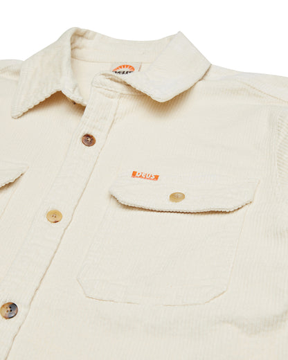 DEUS EX MACHINA VACAY CORD SHIRT - NATURAL