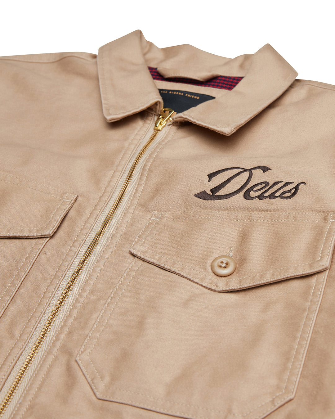 DEUS EX MACHINA RIDE OUT WORK JACKET - KHAKI