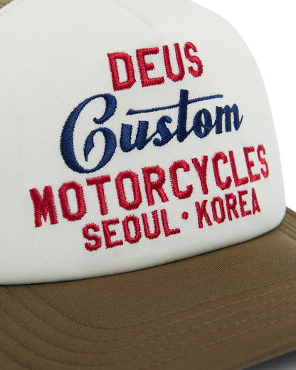 DEUS EX MACHINA KAMLI TRUCKER - OLIVE