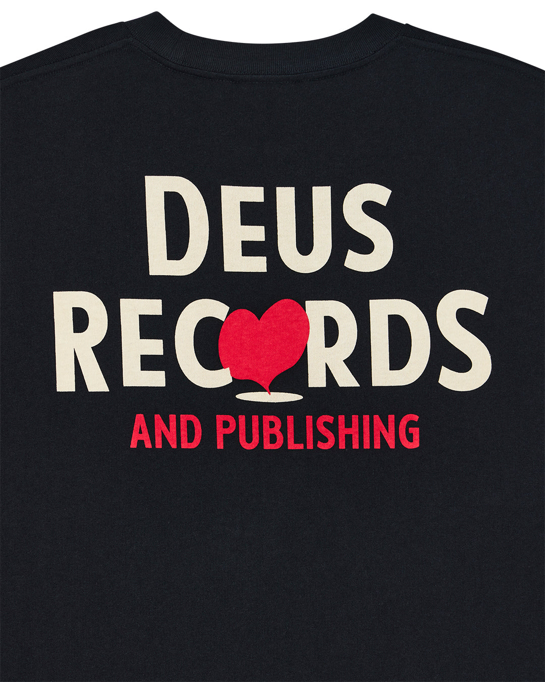 DEUS EX MACHINA DEEP CUT TEE - BLACK