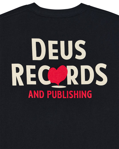 DEUS EX MACHINA DEEP CUT TEE - BLACK