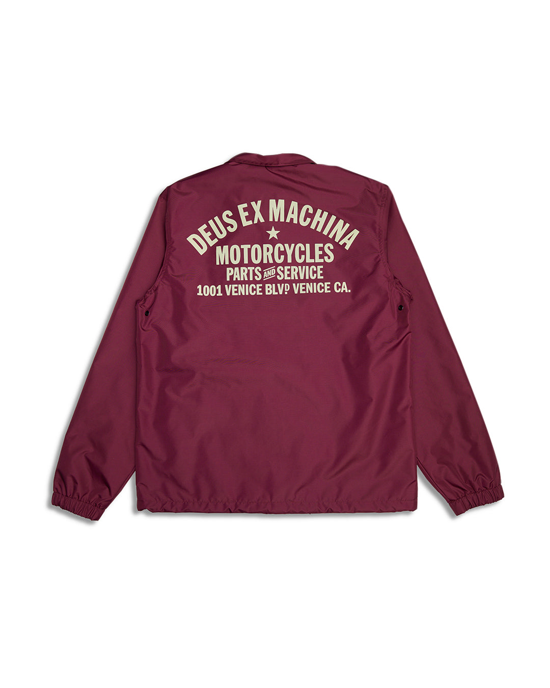 DEUS EX MACHINA VENICE COACH JACKET - RHODO