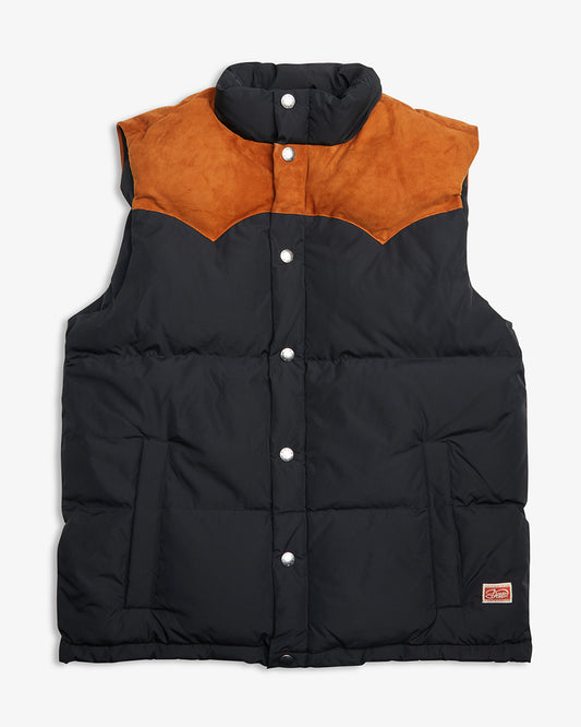 DEUS EX MACHINA SCOUT PUFFA VEST - BLACK