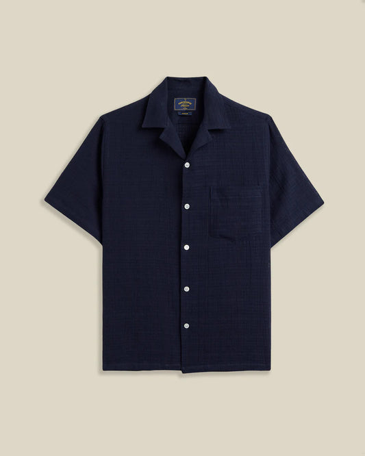 PORTUGUESE FLANNEL GRAIN - NAVY