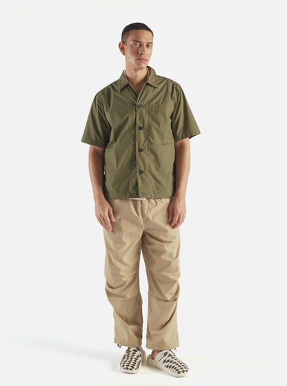 UNIVERSAL WORKS TECH OVERSHIRT RECYCLED POLY TECH - OLIVE