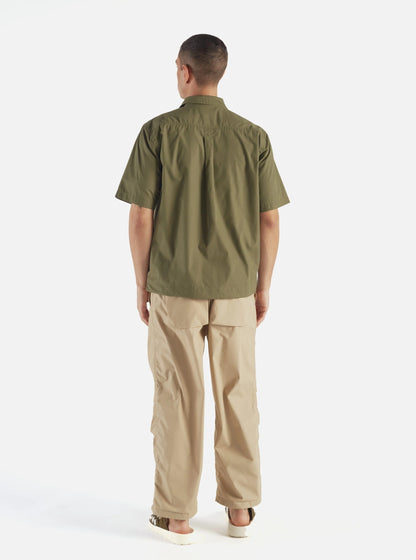 UNIVERSAL WORKS TECH OVERSHIRT RECYCLED POLY TECH - OLIVE