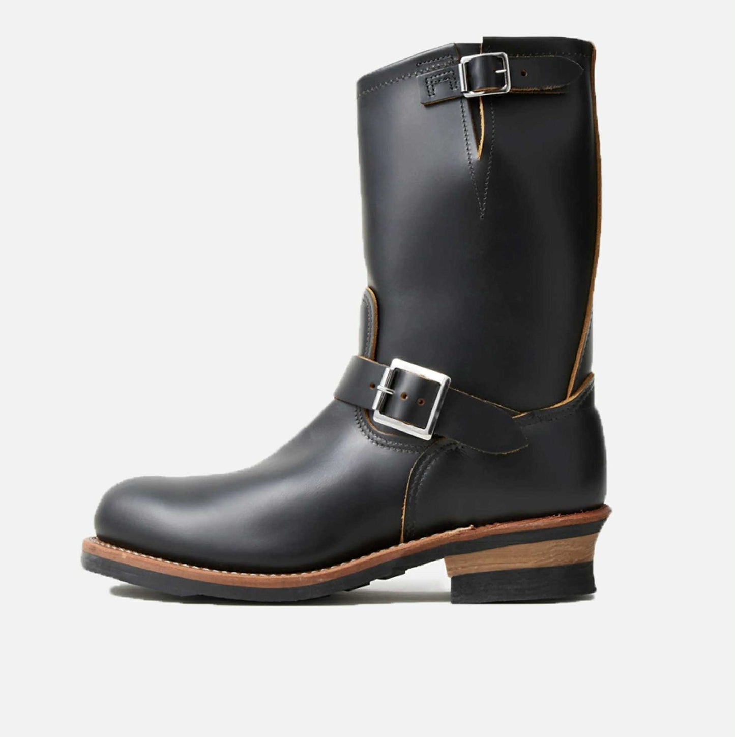 RED WING SHOES ENGINEER 2966 - BLACK KLONDIKE