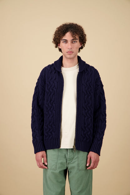 NITTO KNITWEAR VESTE OHANNES - MARINE