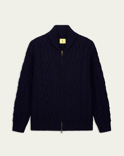 NITTO KNITWEAR VESTE OHANNES - MARINE