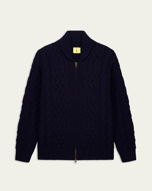 NITTO KNITWEAR VESTE OHANNES - MARINE