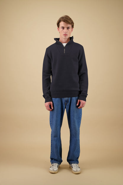 NITTO KNITWEAR PULL YOURI CAMIONNEUR - ANTHRACITE