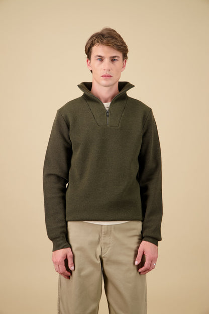 NITTO KNITWEAR PULL YOURI CAMIONNEUR - KAKI