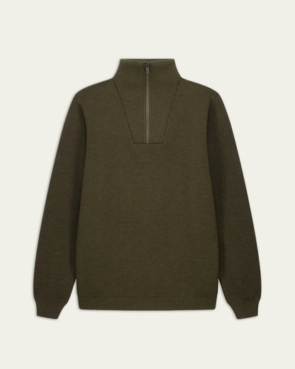 NITTO KNITWEAR PULL YOURI CAMIONNEUR - KAKI