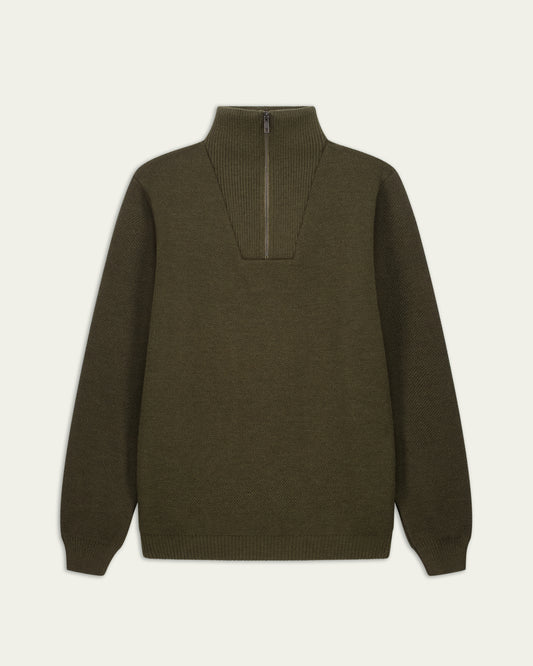 NITTO KNITWEAR PULL YOURI CAMIONNEUR - KAKI