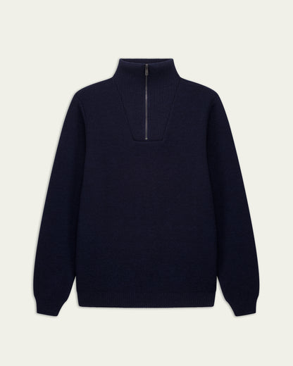 NITTO KNITWEAR PULL YOURI CAMIONNEUR - NAVY